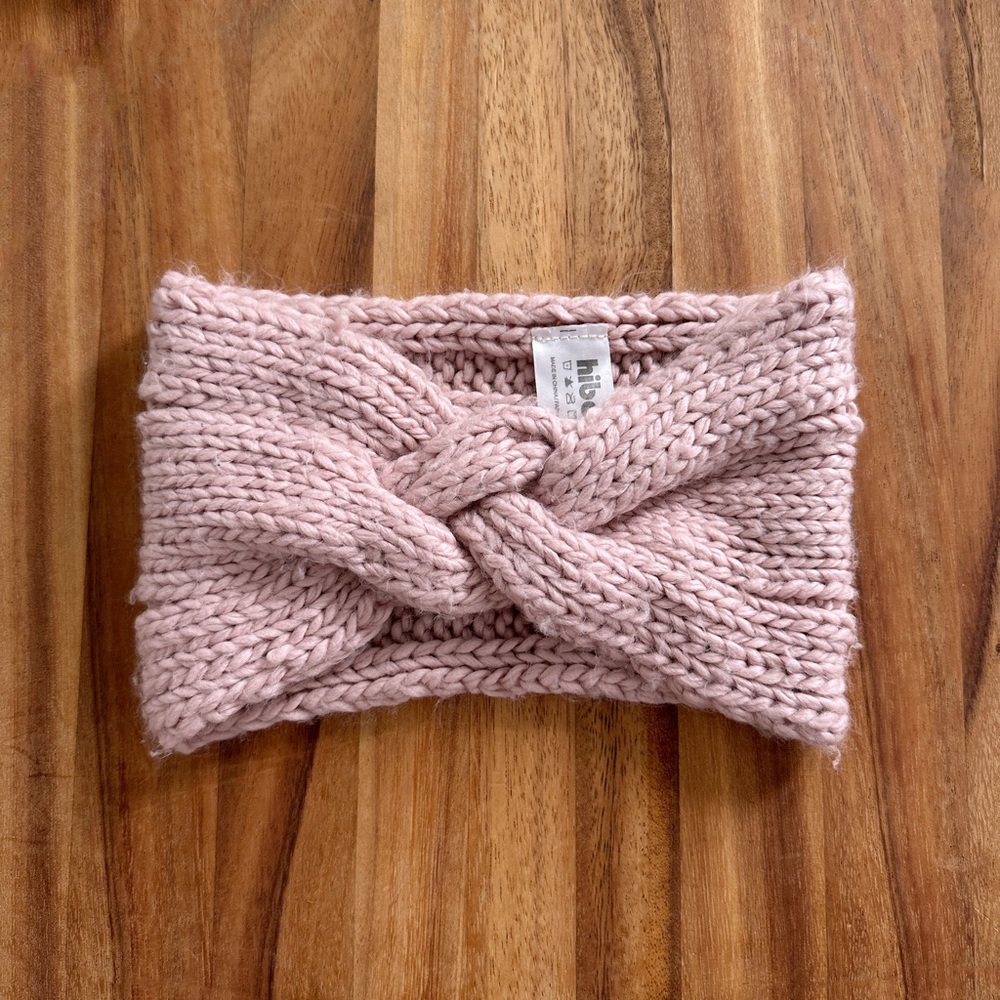 Hibou (Little Burgundy) Pink Knitted Headband